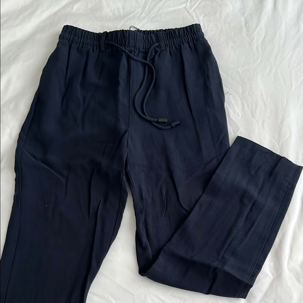 Mango Jogger Navy Pants